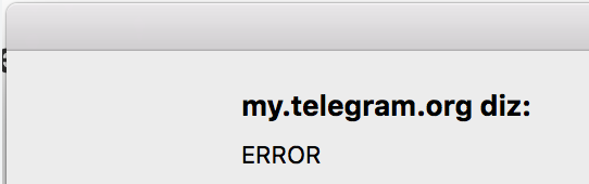 my.telegram.org获取api和hash报错的解决方法